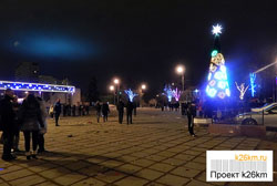 Новогодняя ночь в городе Московский – 2014