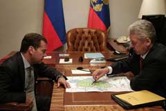 Медведев контролирует процесс расширения Москвы
