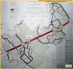 Карта (схема) планируемого развития транспортной инфрастрктуры местного значения в границах поселения