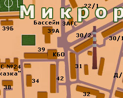 Бассейн Московский на карте города