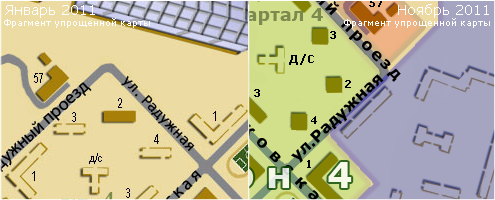 Перспективная карта города Московский