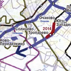 В «новой Москве» метро придет во Внуково