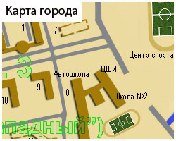 Карта города