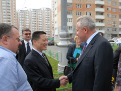 Китайская делегация с дружественным визитом в Московском