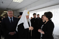 Патриарх Кирилл посетил Ленинский район