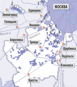 Концепция размещения органов власти на территории новой Москве