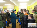 Призывники Московского посетили воинскую часть