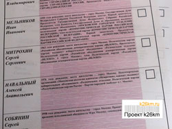 Результат выборов депутатов Совета депутатов 