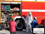 Показ пожарной техники в Московском