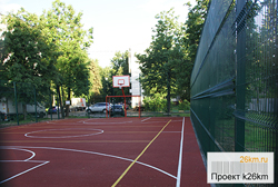 Новая спортивная площадка в Московском