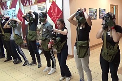 Прошла военно-спортивная игра «Зарница»