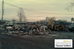 В Московском демонтируют незаконные постройки