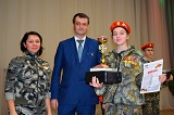 В Московском состоялся конкурс знаменных групп
