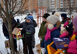 Школьники приняли участие в акции «Покорми зимой птиц»