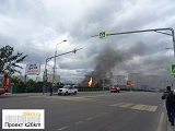 Пожар на газозаправочной станции в Московском